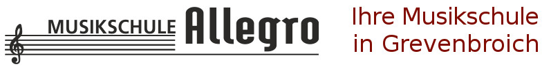 Logo der Musikschule Allegro in Grevenbroich