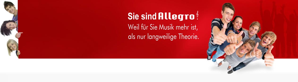 Musikschule Allegro - weil Musikunterricht Vertrauenssache ist