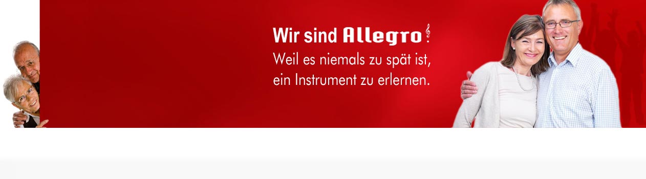 Musikschule Allegro - weil Musikunterricht Vertrauenssache ist